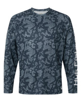 HUK Men's Lopro Running Lakes Long Sleeve T-Shirt. H12L0017 - Sargasso Sea