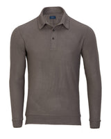 Boxercraft Men's Cuddle Sweater Polo. BM1101 - Meditation Grey