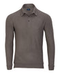 Boxercraft Men's Cuddle Sweater Polo. BM1101 - Meditation Grey
