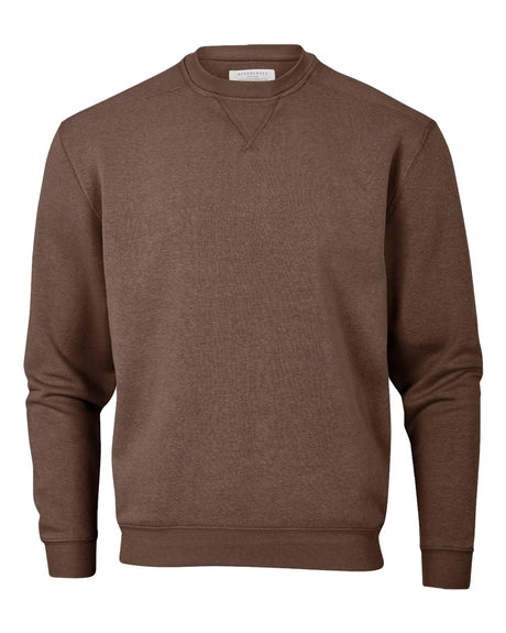 Boxercraft Men's Fleece Crewneck Sweatshirt. BM5101 - Espresso