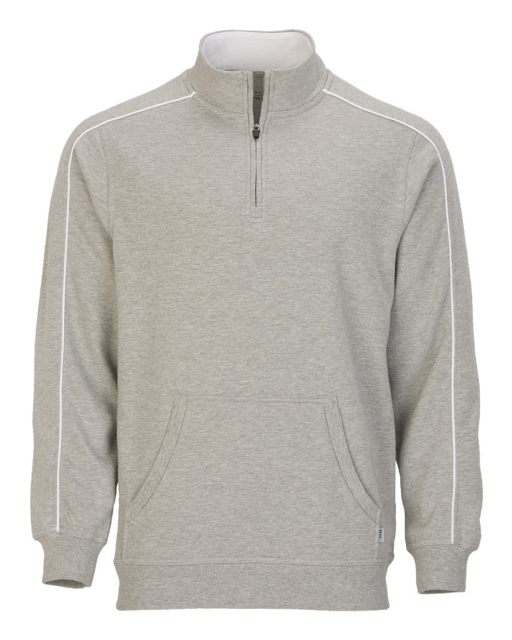 Boxercraft Men's French Terry Quarter-Zip Pullover. BM5204 - Oxford Heather