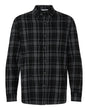 Boxercraft Men's Flannel Button Down Shirt. BU7401 - Black Jordan Plaid