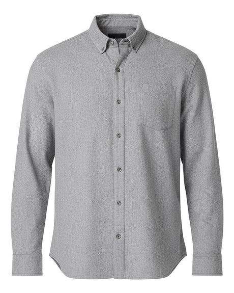 Boxercraft Men's Flannel Button Down Shirt. BU7401 - Oxford Heather