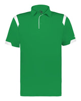 Badger Unisex On the Rise Polo. 3350 - Kelly/ White