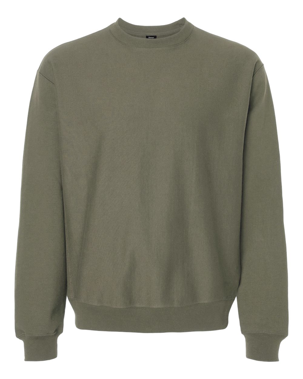 Hanes Unisex Beefy® Sweats Premium Heavyweight Crewneck Sweatshirt. OG600 - Fatigue Green