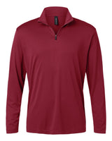 AllPro Men's Pro-Lock Performance Quarter-Zip Pullover. 41870 - Cardinal