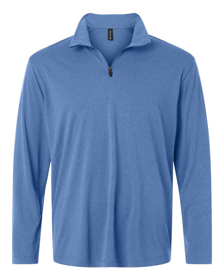 AllPro Men's Pro-Lock Performance Quarter-Zip Pullover. 41870 - Heather Royal