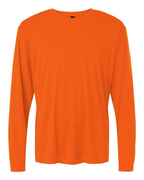 AllPro Unisex Pro-Lock Performance Long Sleeve T-Shirt. 48400 - Deep Orange