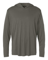 AllPro Unisex Pro-Lock Performance Hooded Long Sleeve T-Shirt. 48510 - Charcoal