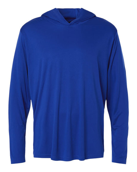 AllPro Unisex Pro-Lock Performance Hooded Long Sleeve T-Shirt. 48510 - Royal