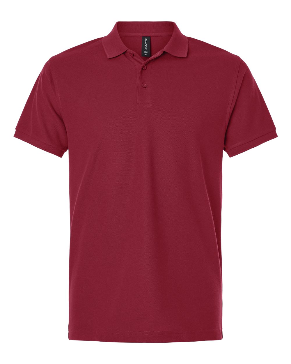 AllPro Men's Pique Polo. 62800 - Cardinal