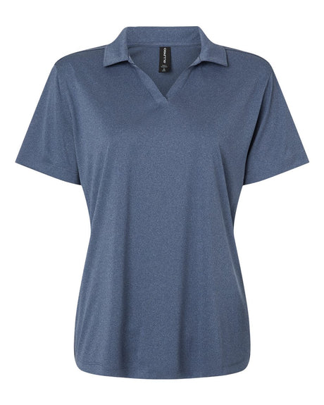 AllPro Women's Pro-Lock Performance Polo. 41800L - Heather Navy