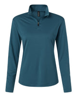 AllPro Women's Pro-Lock Performance Quarter-Zip Pullover. 41870L - Atlantic Blue