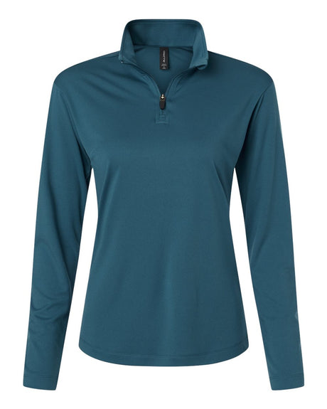 AllPro Women's Pro-Lock Performance Quarter-Zip Pullover. 41870L - Atlantic Blue