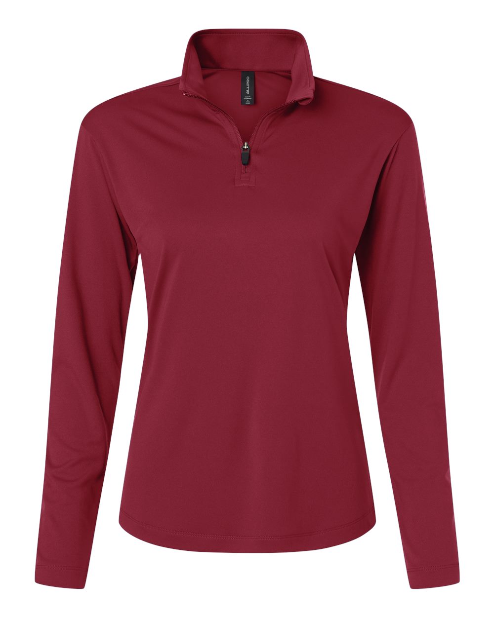 AllPro Women's Pro-Lock Performance Quarter-Zip Pullover. 41870L - Cardinal