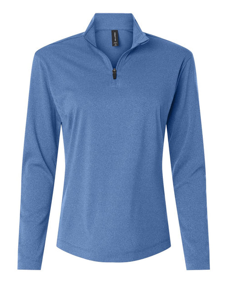 AllPro Women's Pro-Lock Performance Quarter-Zip Pullover. 41870L - Heather Royal