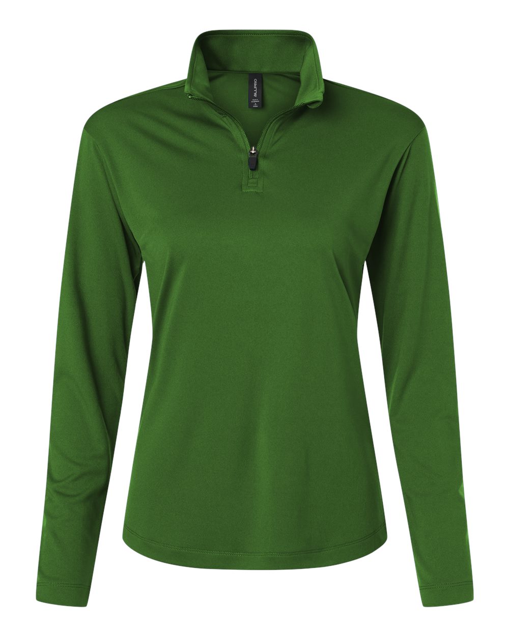 AllPro Women's Pro-Lock Performance Quarter-Zip Pullover. 41870L - Olive Green