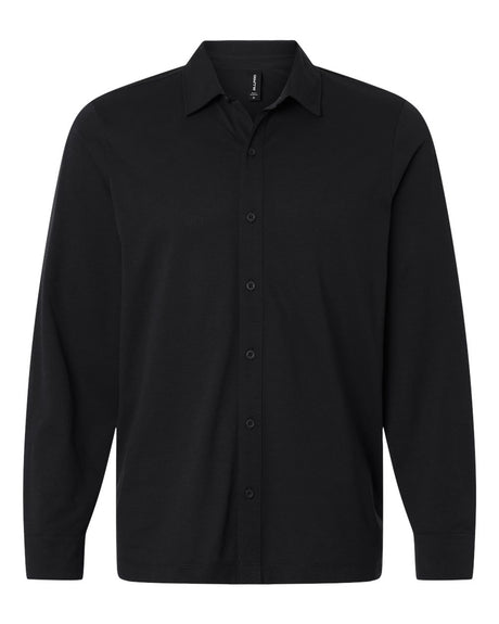 AllPro Men's Pro-Flex Sorona® Button Down Shirt. 41SPLS - Black
