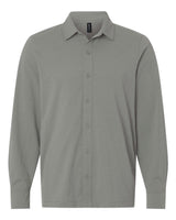 AllPro Men's Pro-Flex Sorona® Button Down Shirt. 41SPLS - Greystone