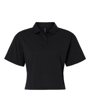 AllPro Women's Pro-Flex Sorona® Boxy Polo. 41SPML - Black