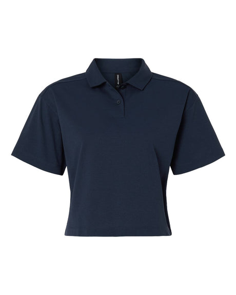 AllPro Women's Pro-Flex Sorona® Boxy Polo. 41SPML - Navy