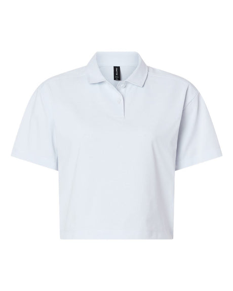 AllPro Women's Pro-Flex Sorona® Boxy Polo. 41SPML - White