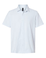 AllPro Men's Pro-Flex Sorona® Button Down Short Sleeve Shirt. 41SPSS - White