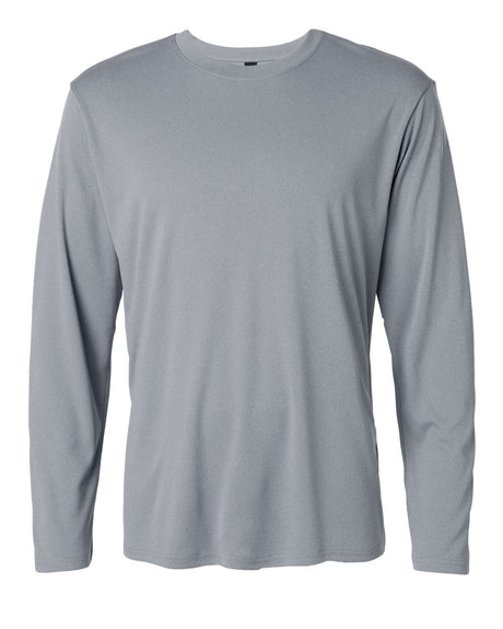 AllPro Unisex Tall Pro-Lock Performance Long Sleeve T-Shirt. 48400T - Heather Steel