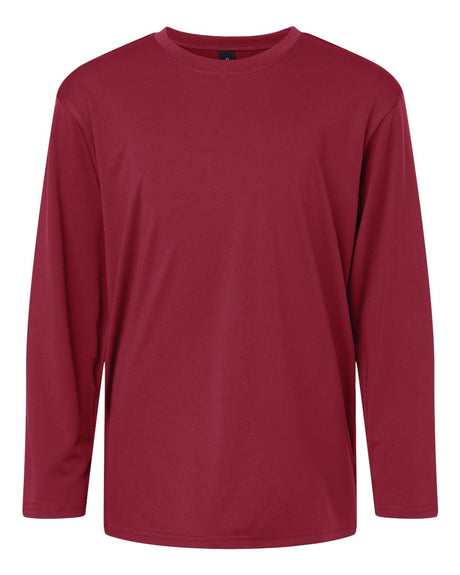 AllPro Youth Pro-Lock Performance Long Sleeve T-Shirt. 48400Y - Cardinal