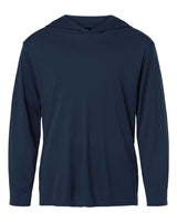 AllPro Youth Pro-Lock Performance Hooded Long Sleeve T-Shirt. 48510Y - Navy