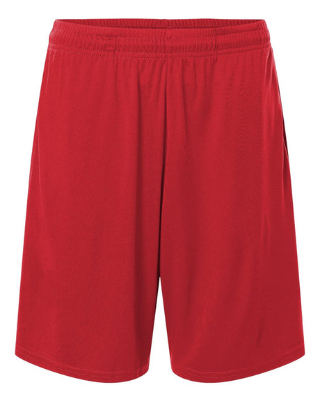 AllPro Men's Pro-Lock Performance 7" Shorts with Pockets. 48SH0 - Red