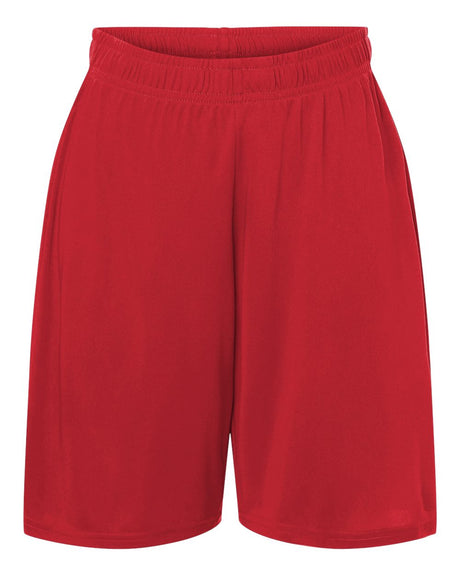 AllPro Youth Pro-Lock Performance 7" Shorts with Pockets. 48SH0Y - Red