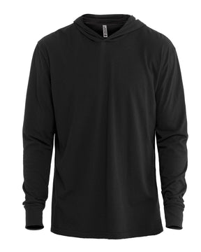 Next Level Unisex CVC Hoodie Long Sleeve Tee. 6221 - Black