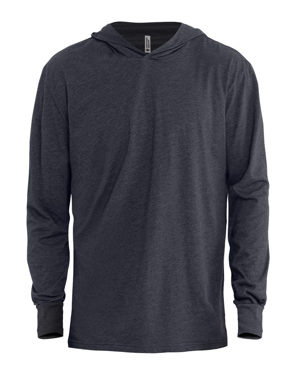 Next Level Unisex CVC Hoodie Long Sleeve Tee. 6221 - Charcoal