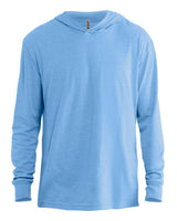 Next Level Unisex CVC Hoodie Long Sleeve Tee. 6221 - Heather Columbia Blue