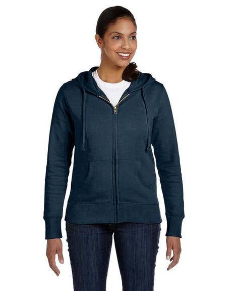 econscious Women's Full-Zip Hooded Sweatshirt. EC4501