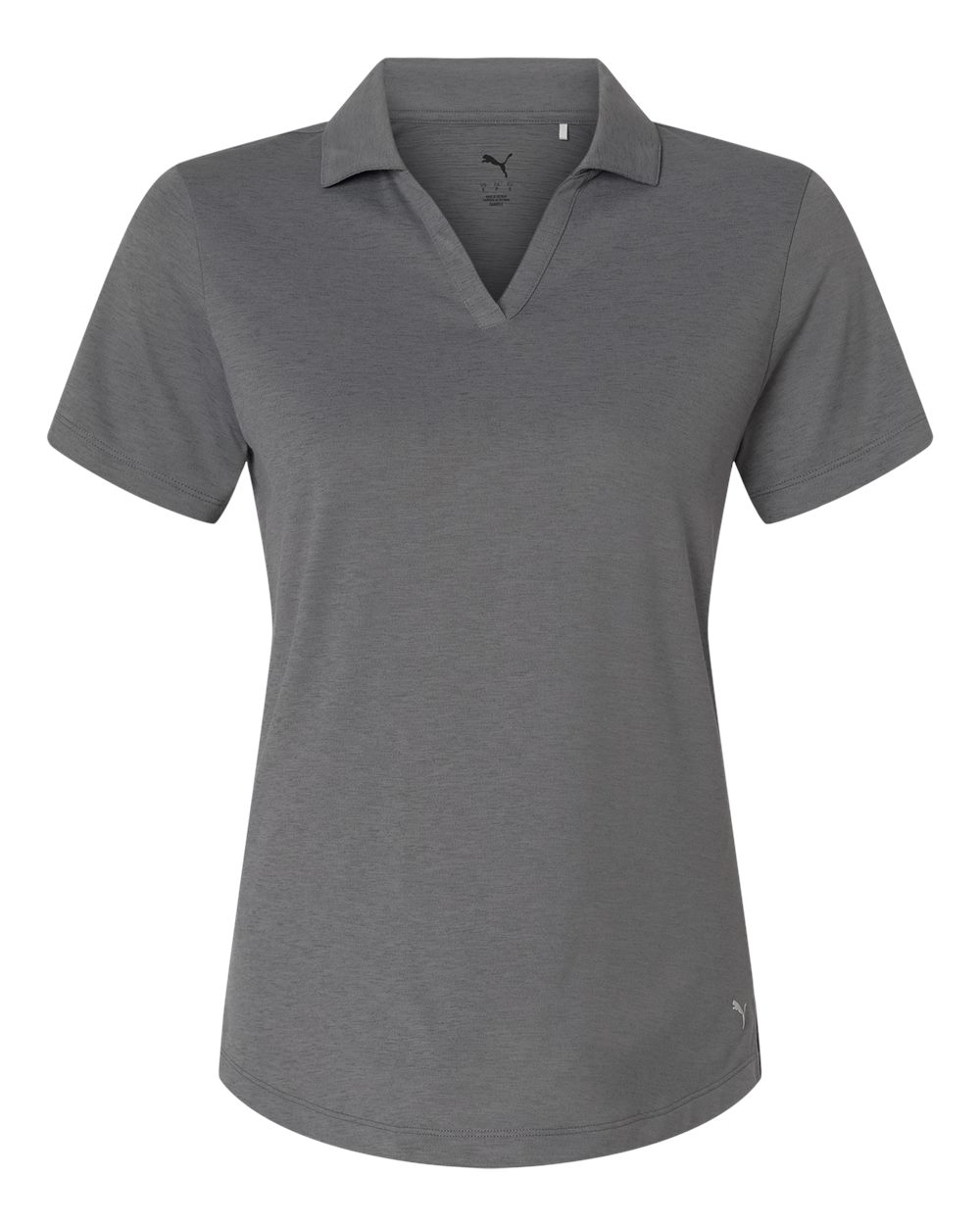 Puma Golf Womens Icon Heather Polo. 631051 - Slate Sky Heather