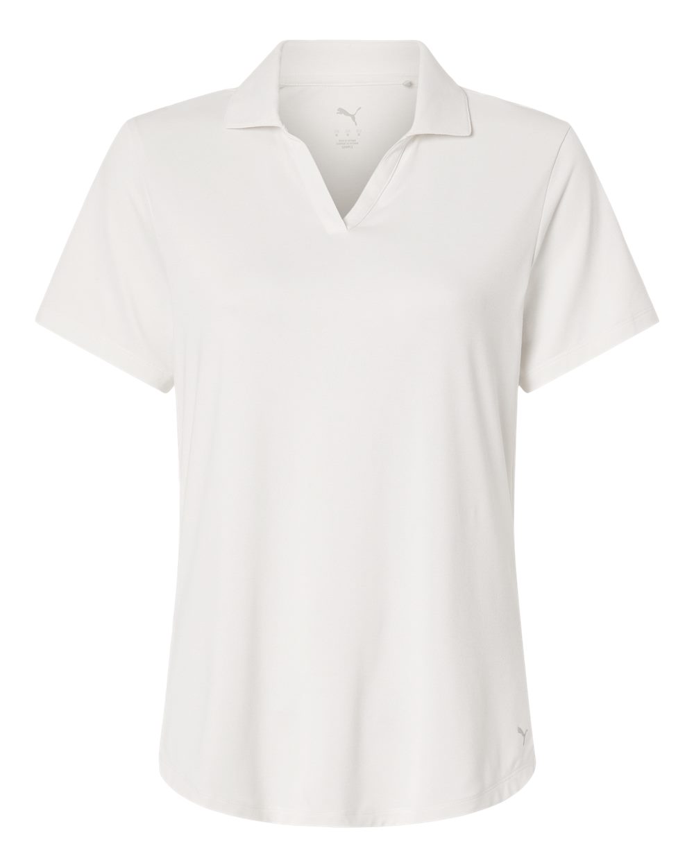 Puma Golf Womens Icon Heather Polo. 631051 - Warm White Heather