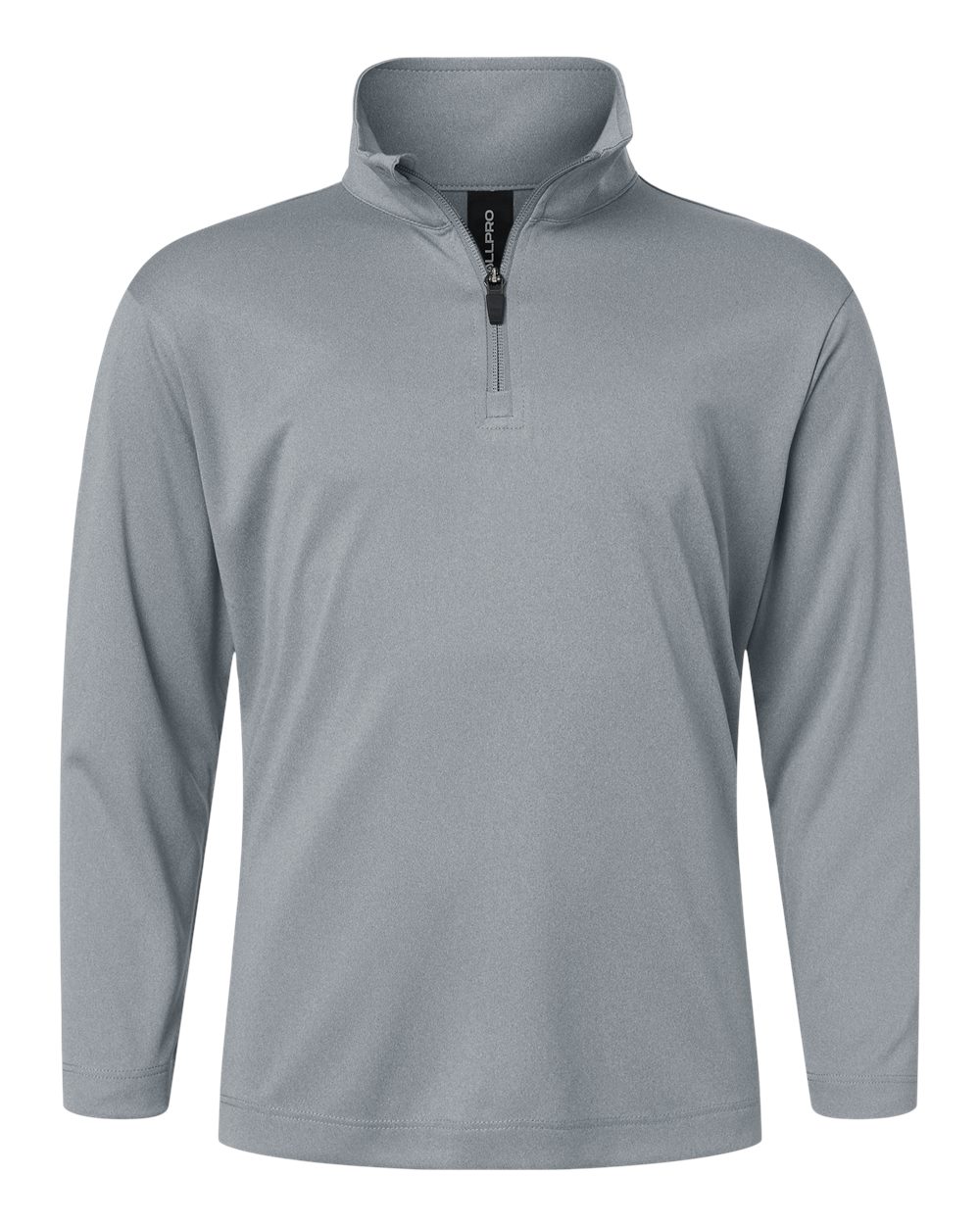 AllPro Youth Pro-Lock Performance Quarter-Zip Pullover. 41870Y - Heather Steel