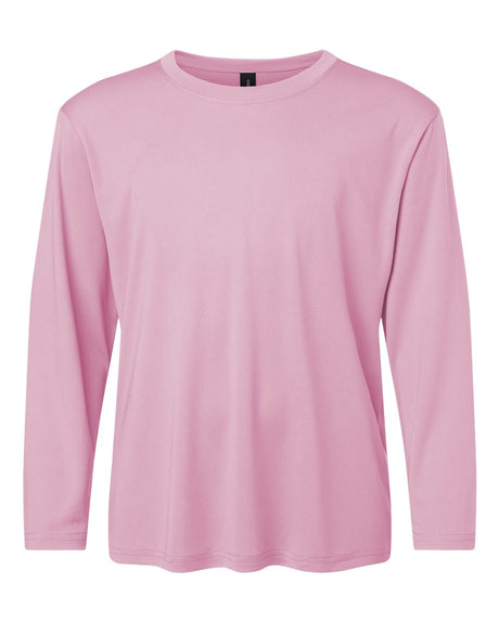 AllPro Youth Pro-Lock Performance Long Sleeve T-Shirt. 48400Y - Light Pink