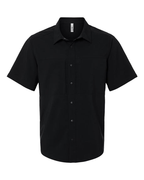 CORE365 Men's UltraUVP Shoreline Short Sleeve Staff Shirt. CE520 - Black