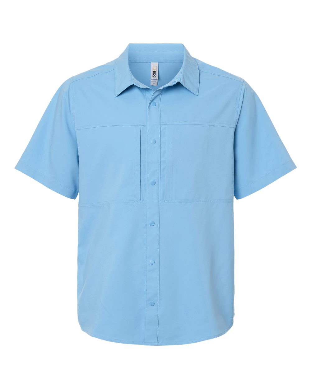 CORE365 Men's UltraUVP Shoreline Short Sleeve Staff Shirt. CE520 - Columbia Blue
