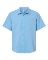 CORE365 Men's UltraUVP Shoreline Short Sleeve Staff Shirt. CE520 - Columbia Blue