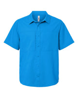 CORE365 Men's UltraUVP Shoreline Short Sleeve Staff Shirt. CE520 - Electric Blue