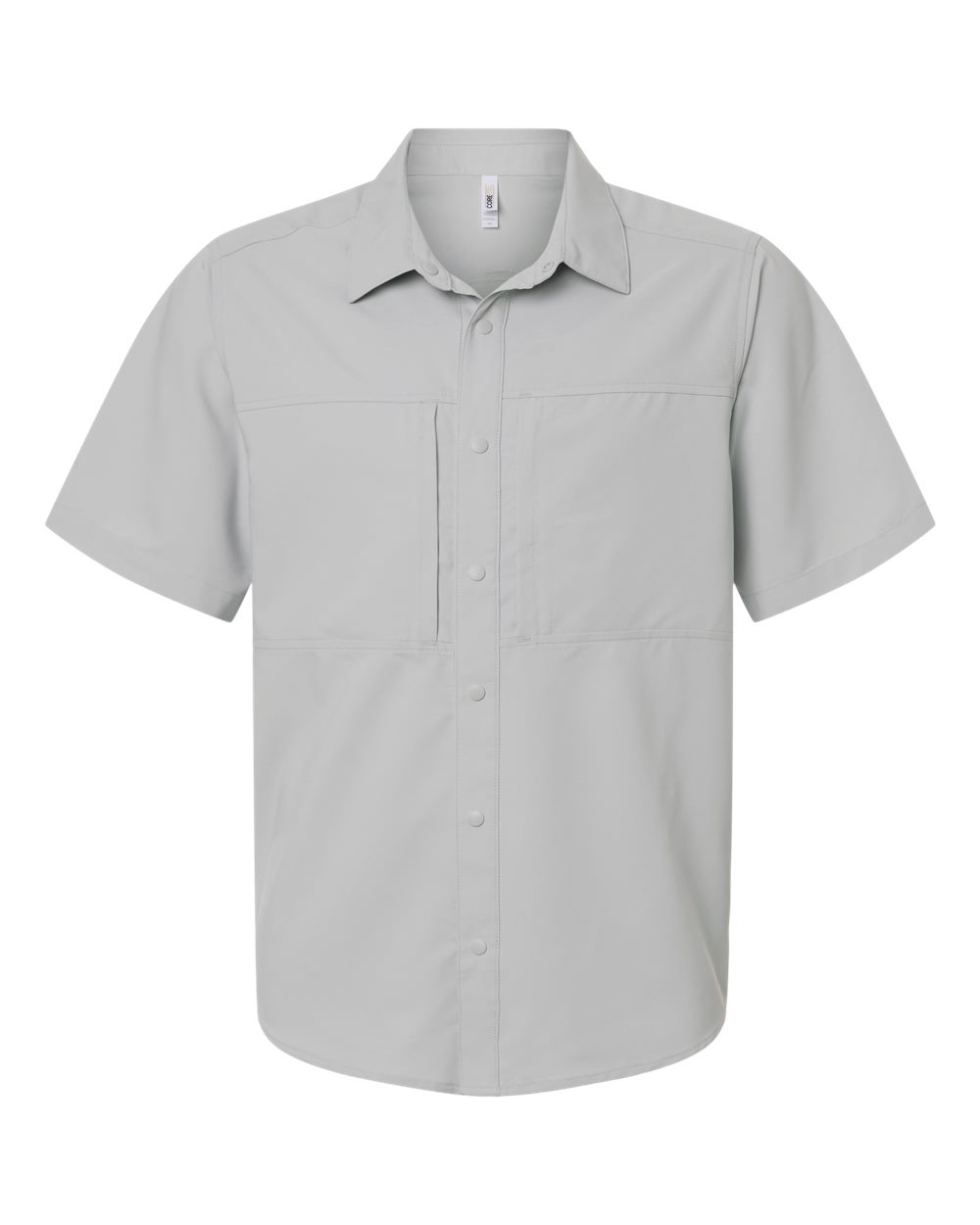 CORE365 Men's UltraUVP Shoreline Short Sleeve Staff Shirt. CE520 - Platinum