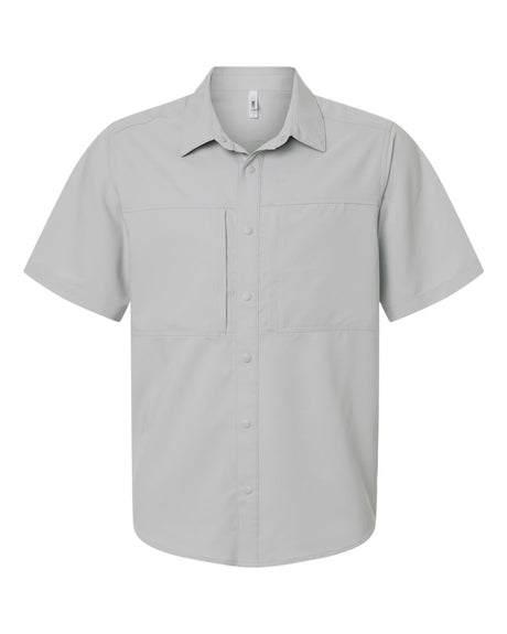 CORE365 Men's UltraUVP Shoreline Short Sleeve Staff Shirt. CE520 - Platinum