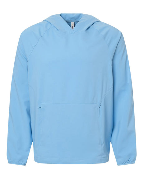 CORE365 Men's UltraUVP Shoreline Long Sleeve Hooded Pullover. CE520L - Columbia Blue
