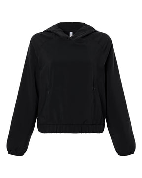 CORE365 Women's UltraUVP Shoreline Long Sleeve Hooded Pullover. CE520LW - Black