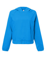 CORE365 Women's UltraUVP Shoreline Long Sleeve Hooded Pullover. CE520LW - Electric Blue