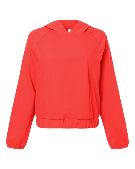 CORE365 Women's UltraUVP Shoreline Long Sleeve Hooded Pullover. CE520LW - Marina Red